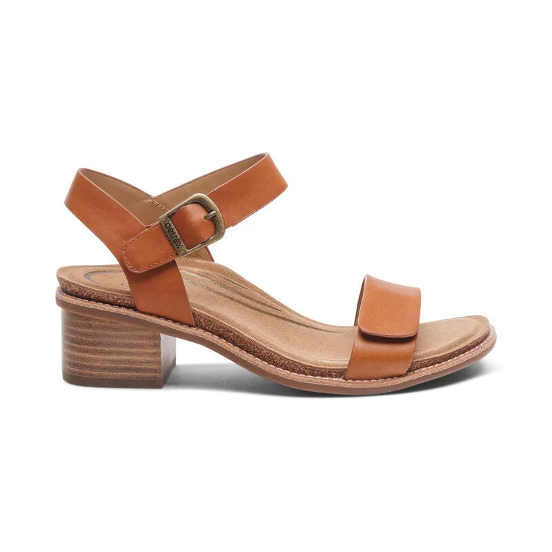 Aetrex Women's Mae Cognac Open Heart