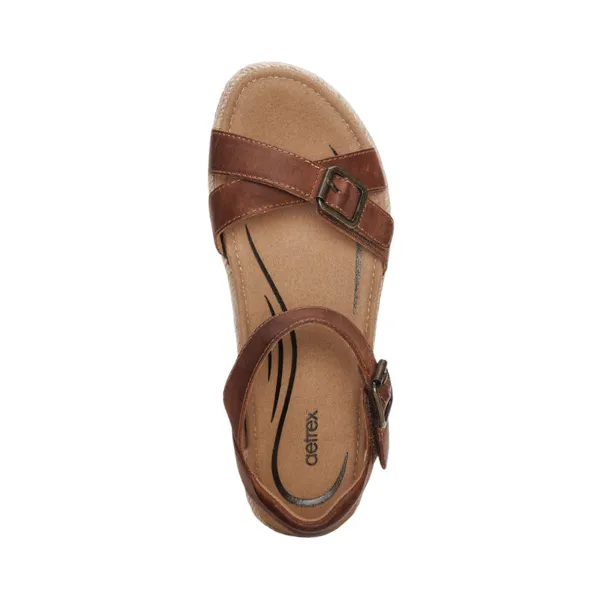 Aetrex Women's Paula Walnut easy stride