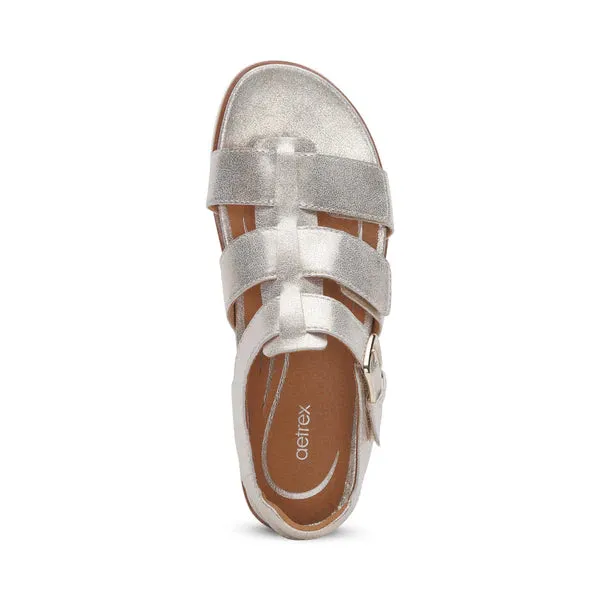 Aetrex Women's Romy Champagne street walk