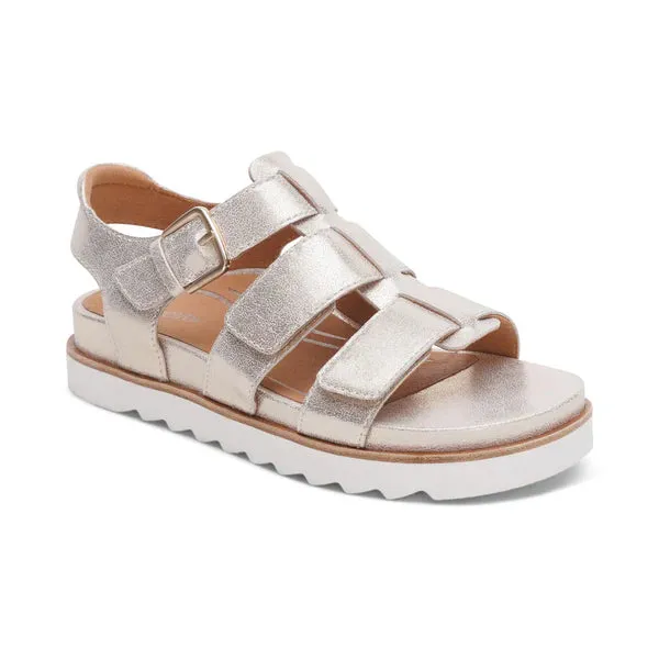 Aetrex Women's Romy Champagne Light Mood