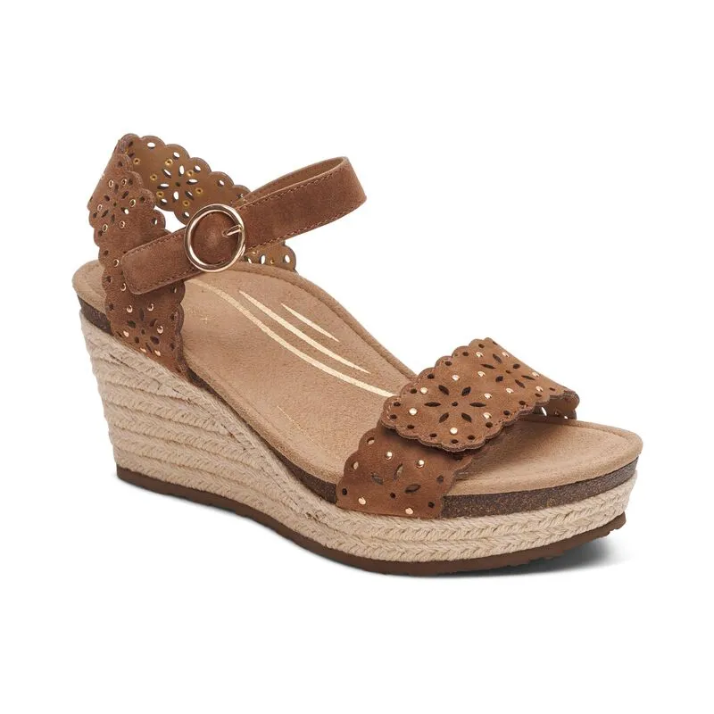 Aetrex Women's Sydney Scotch Cutout Active Calm