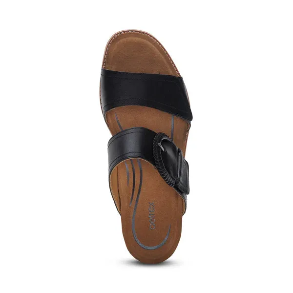 Aetrex Women's Tatiana Black casual flow