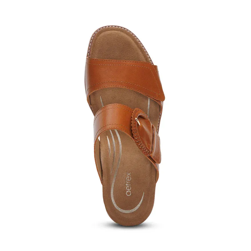 Aetrex Women's Tatiana Cognac any outfit