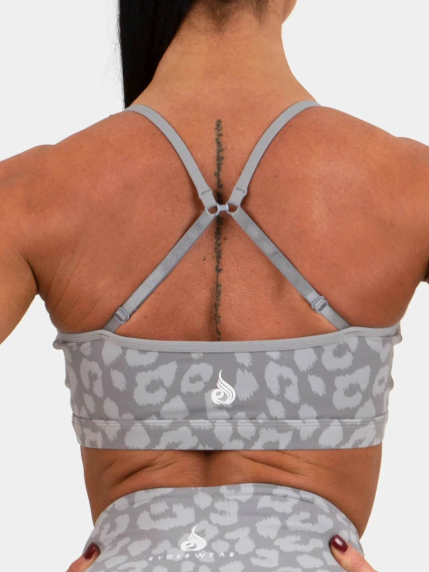 Animal Sports Bra - Leopard Grey Light Comfort