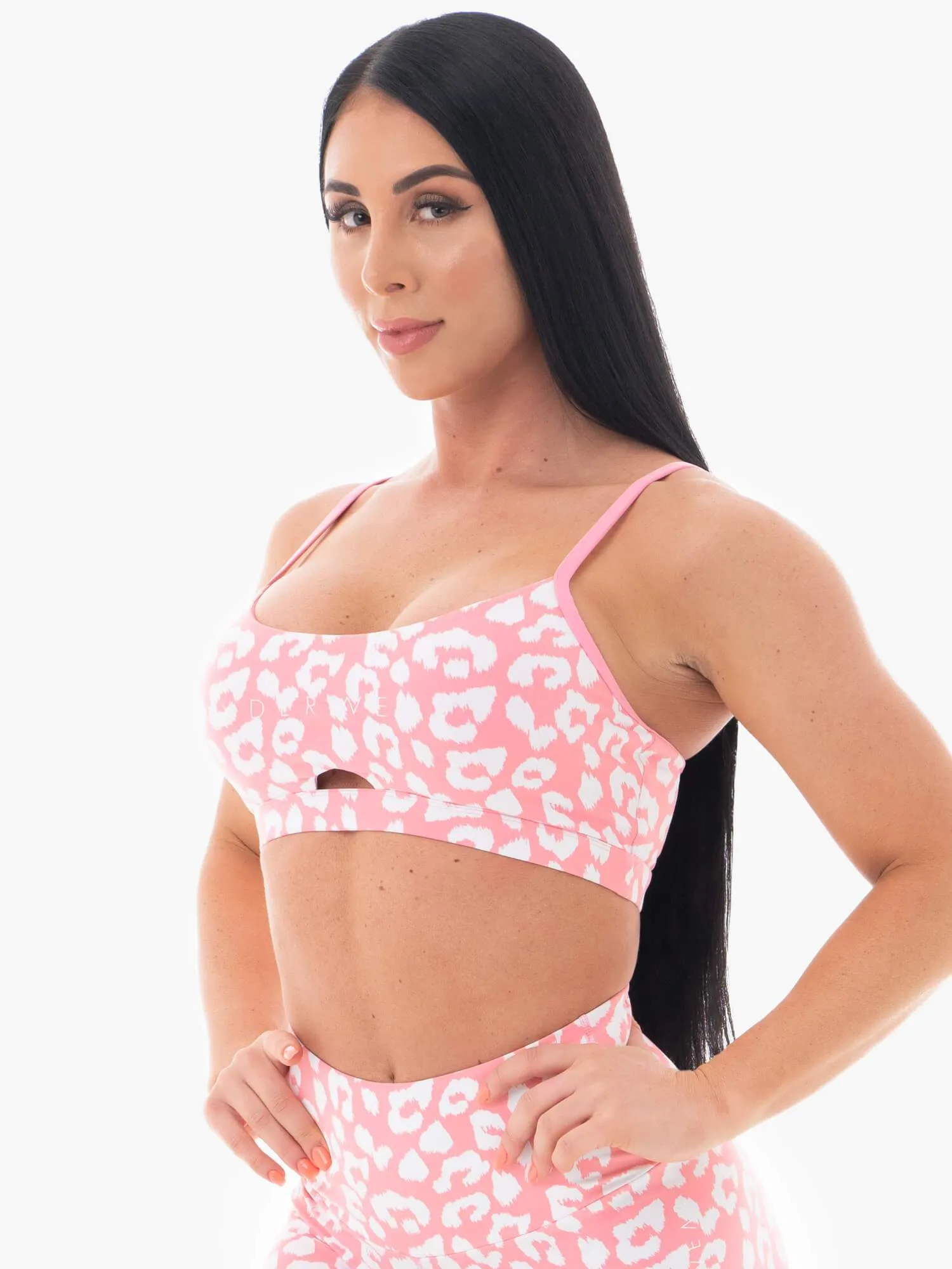 Animal Sports Bra - Pink Leopard Style Variety