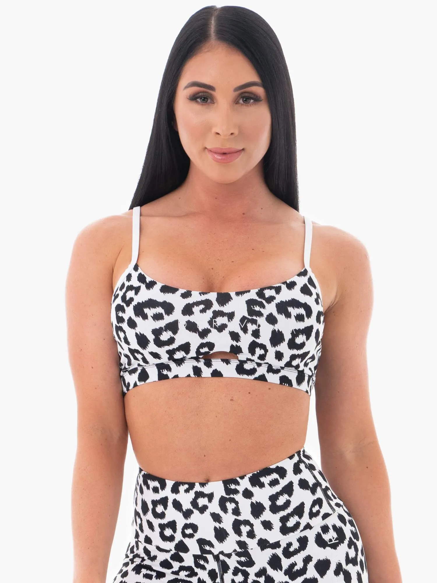 Animal Sports Bra - Snow Leopard Ergonomic Fit