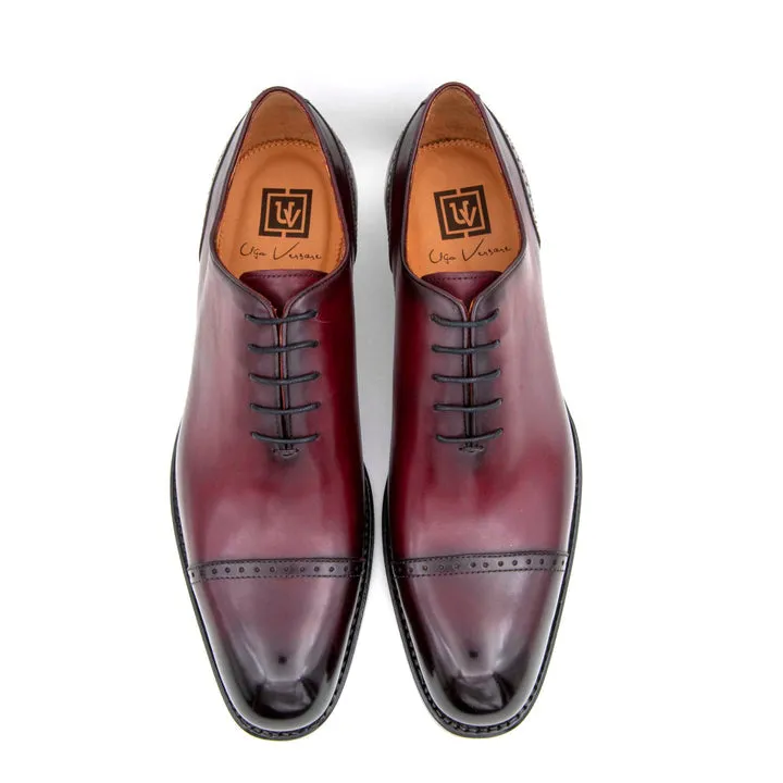 Anthony Lace Up Shoes - Burgundy client visit