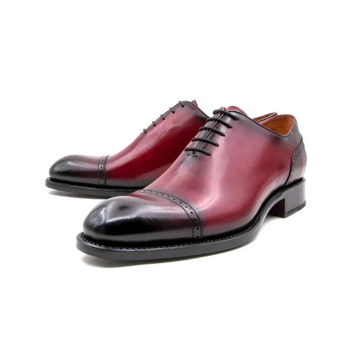 Anthony Lace Up Shoes - Burgundy smart casual