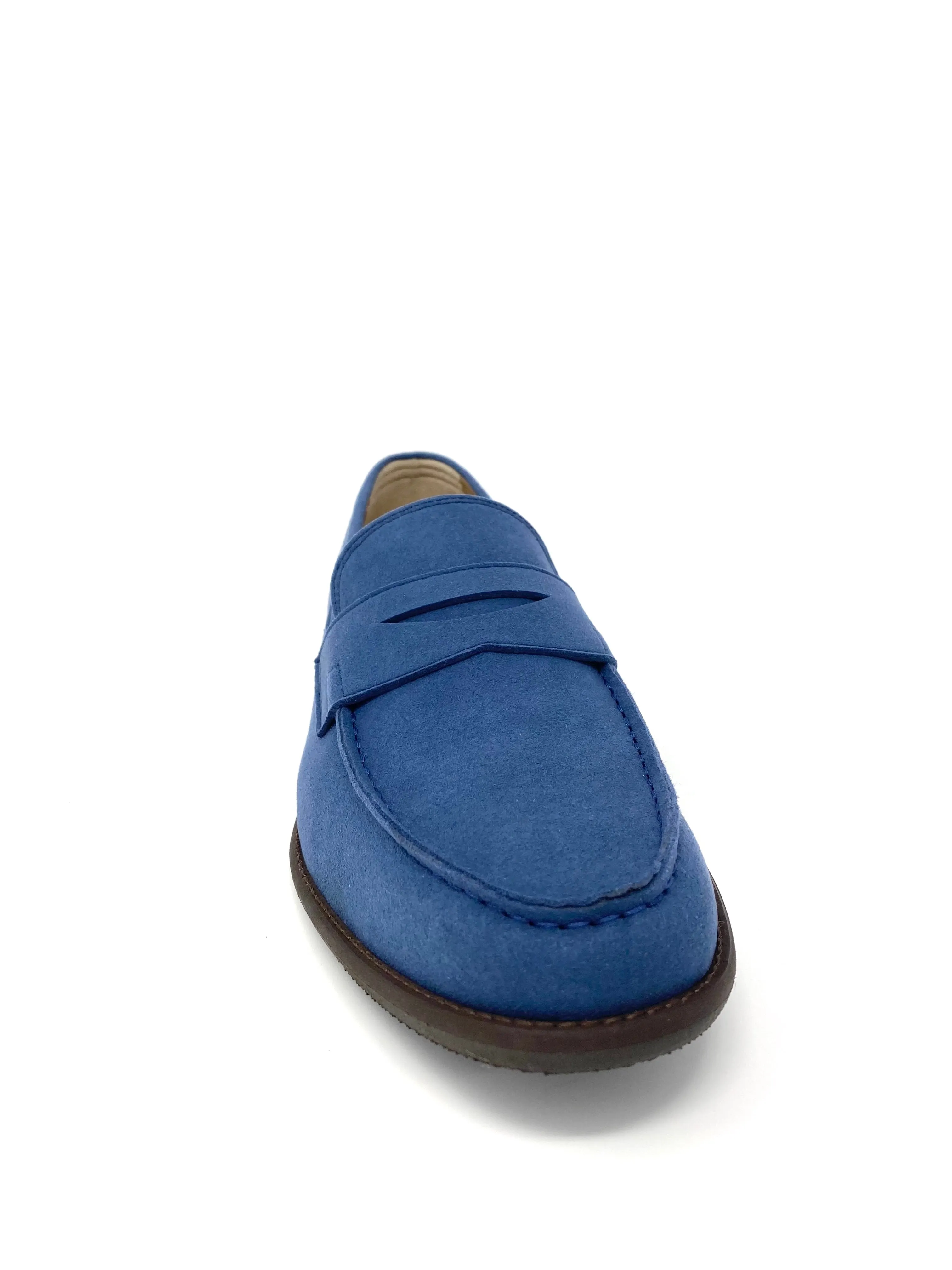 Anthony Loafer in Blue Suede from Novacas top-tier feel