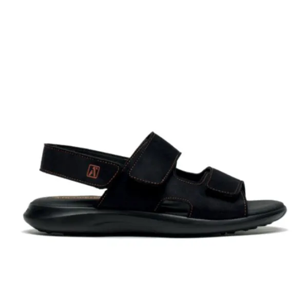 Arcopedico Women's Sumava Sandal Black relaxed foot