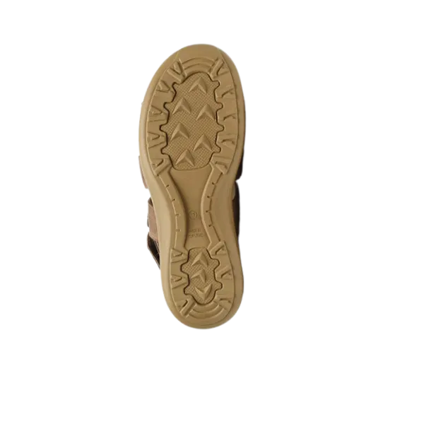 Arcopedico Women's Sumava Sandal Taupe couple fit
