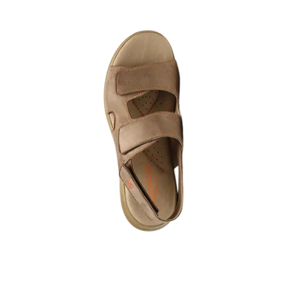 Arcopedico Women's Sumava Sandal Taupe mild stretch