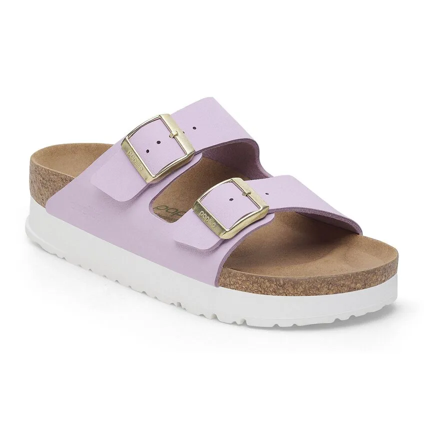 Arizona Platform Vegan in Crocus from Birkenstock Trail Ease