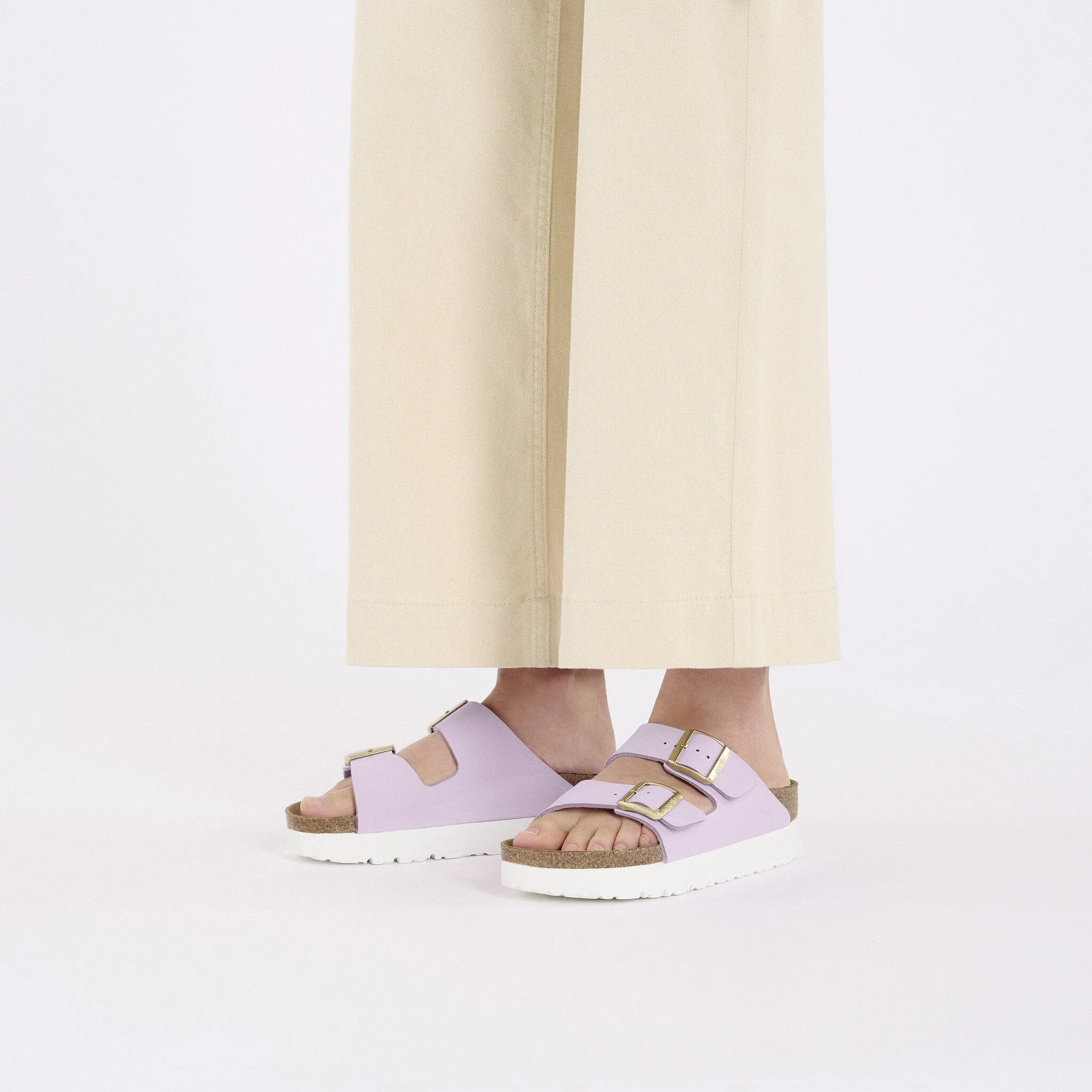 Arizona Platform Vegan in Crocus from Birkenstock Sunset Chill
