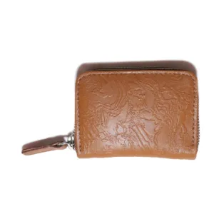 Arlo Embossed Wallet in Tan from Green Laces classy edge