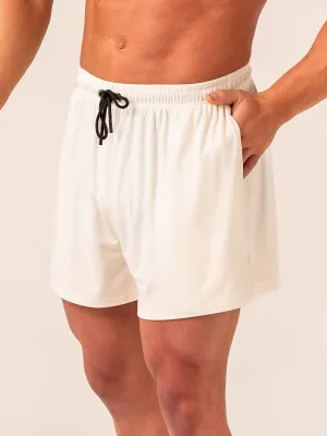 Arnie Shorts - White lightweight design