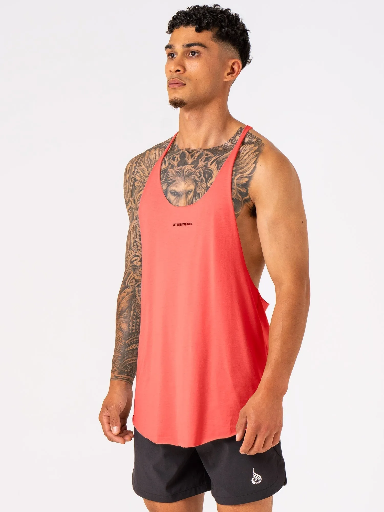 Arnie T-Back - Coral fitness choice