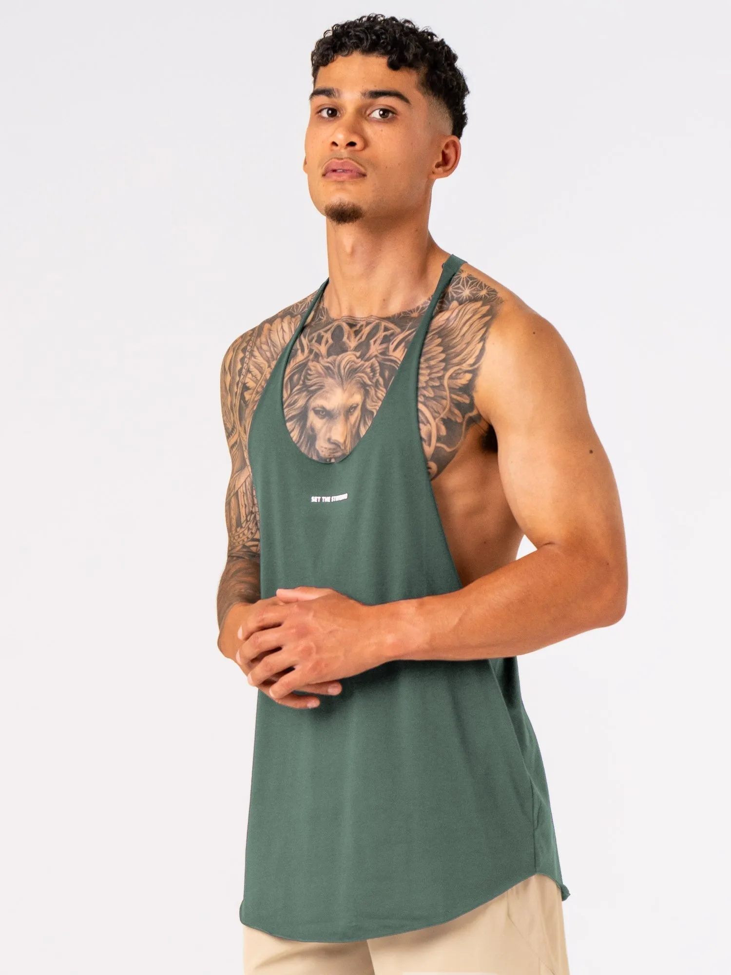 Arnie T-Back - Fern Green outdoor sports