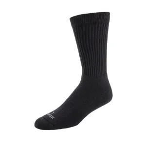 Aspire Crew Sock in Black from Zkano Shock Absorb