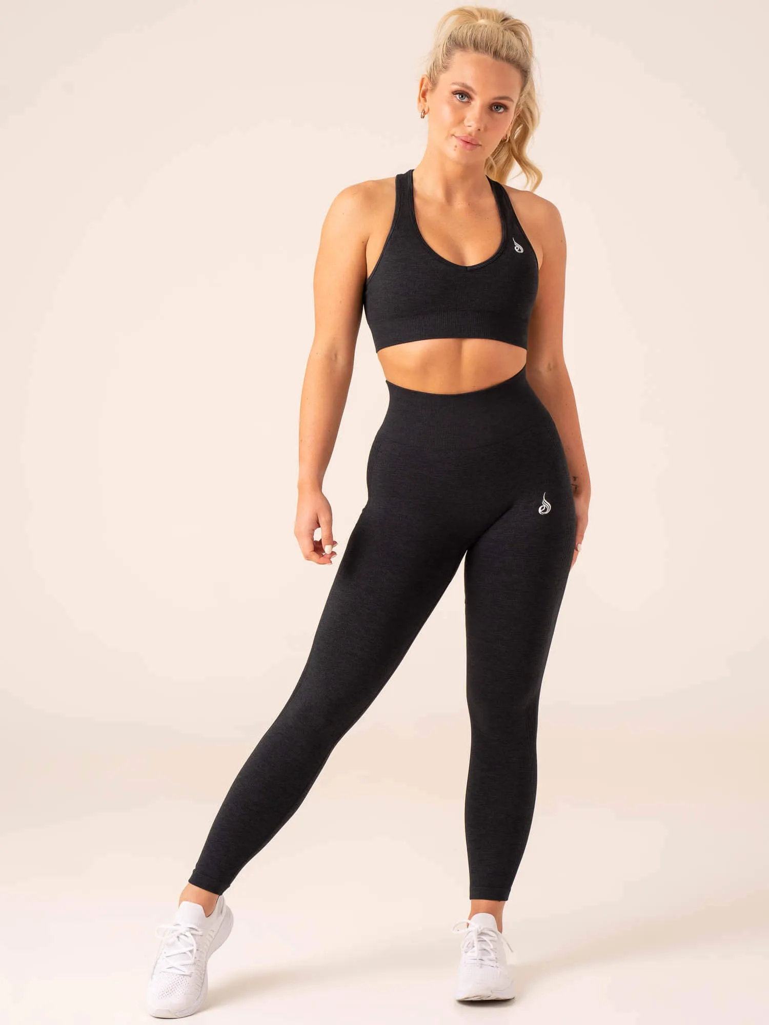 Aspire Seamless Leggings - Black Marl Everyday wear