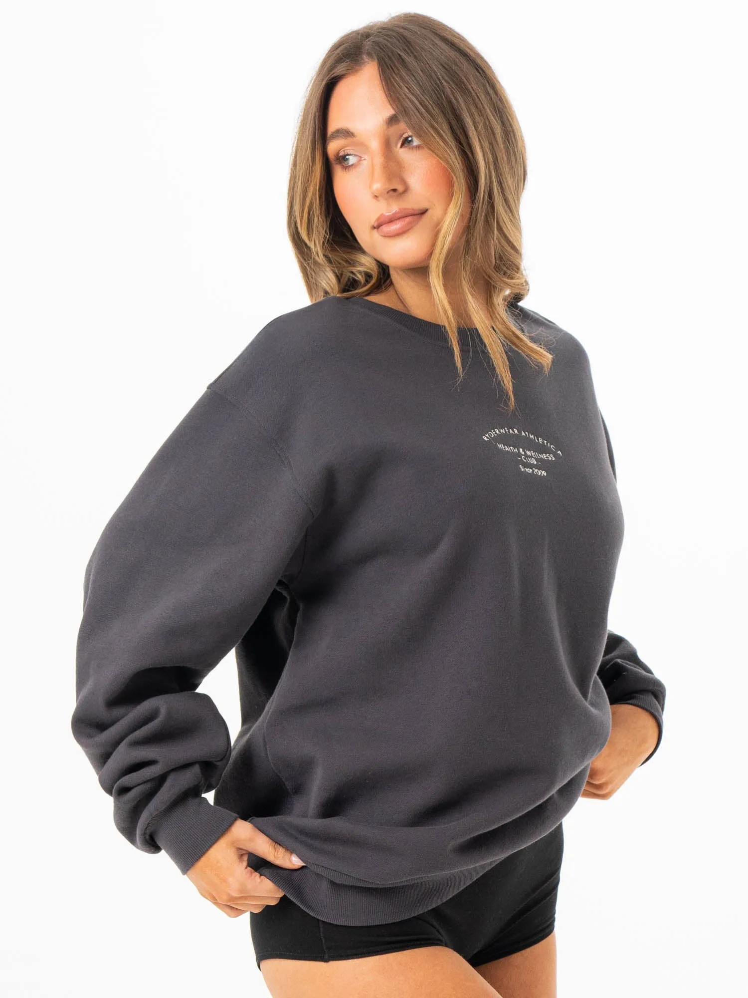 Athletica Sweater - Charcoal Casual Ease