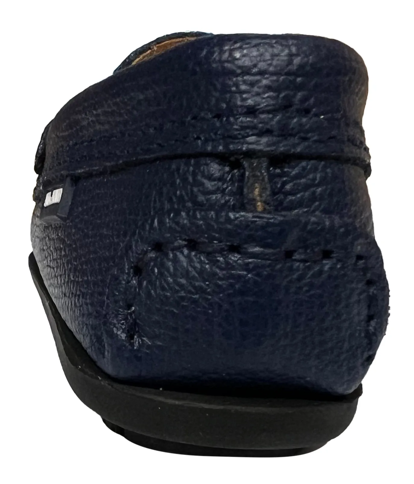 Atlanta Mocassin Boy's and Girl's Loafers, Blue Little Grainy air-tech