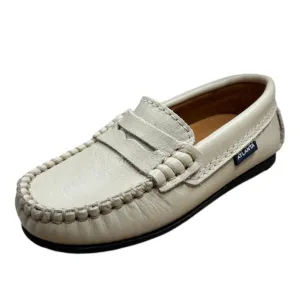Atlanta Moccasin Boy's and Girl's Originals 032 Penny Loafer - Sand Smooth city break