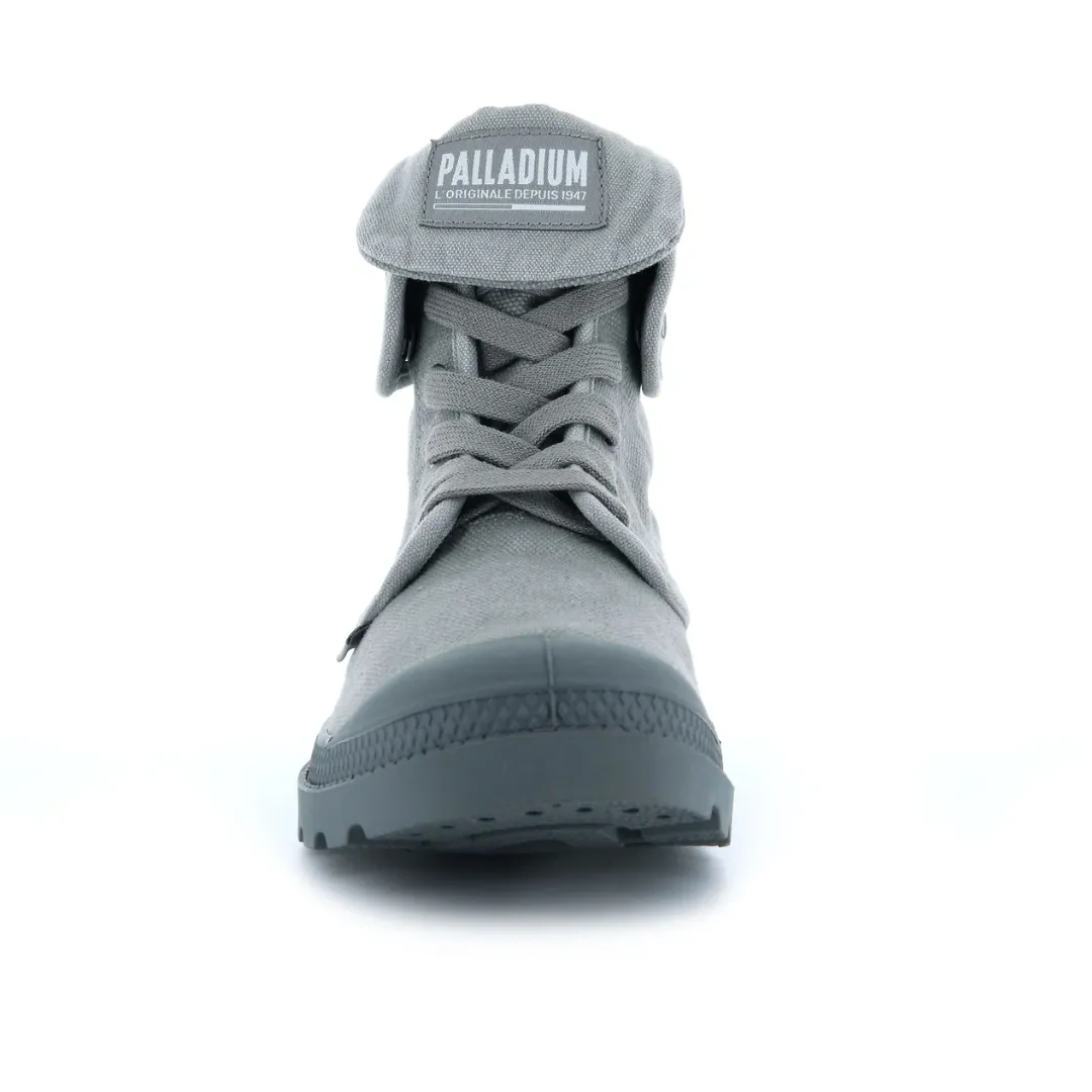 Baggy Canvas Boot in Titanium from Palladium warm core