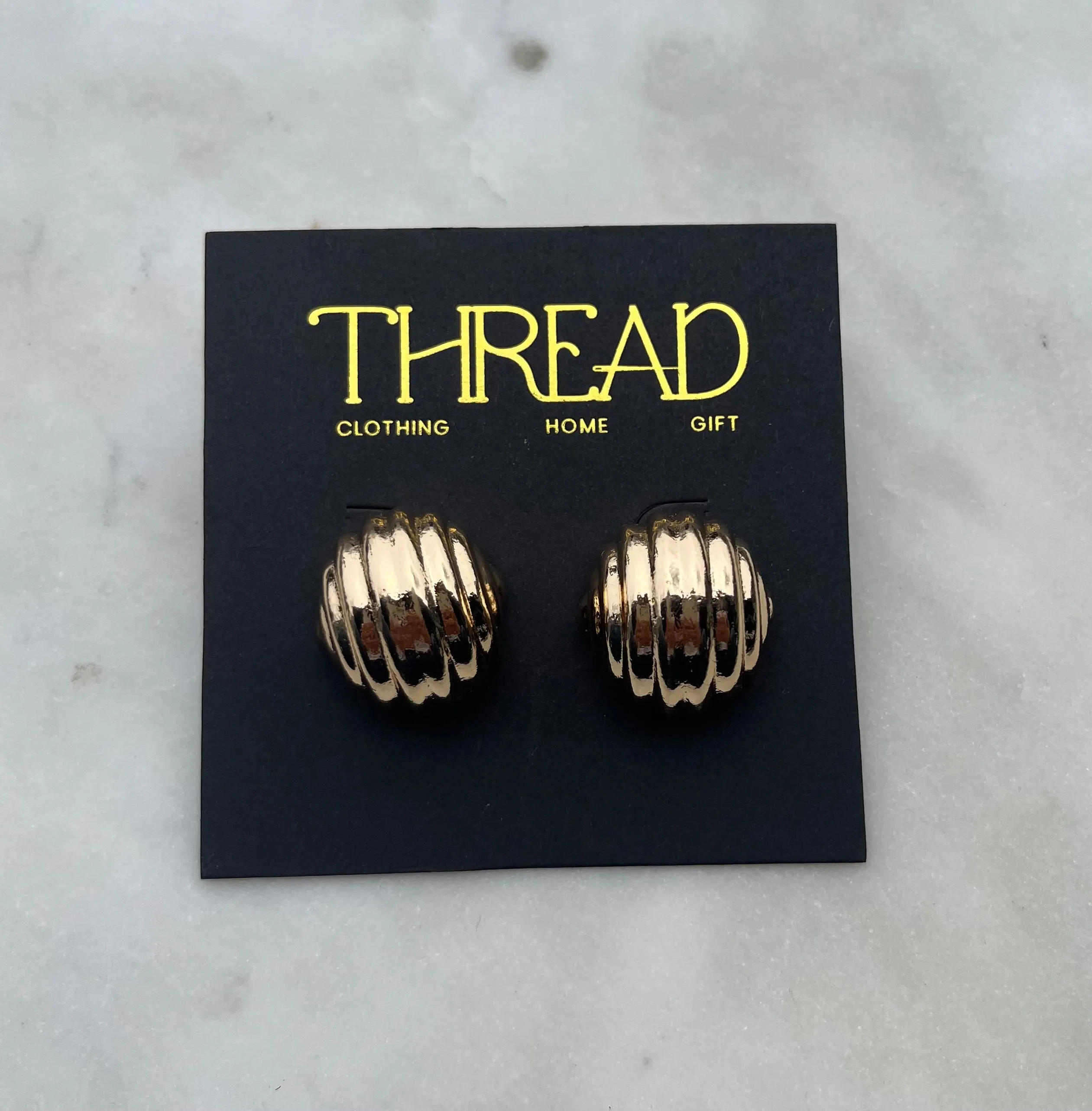 Ball Gold Earring daily charm