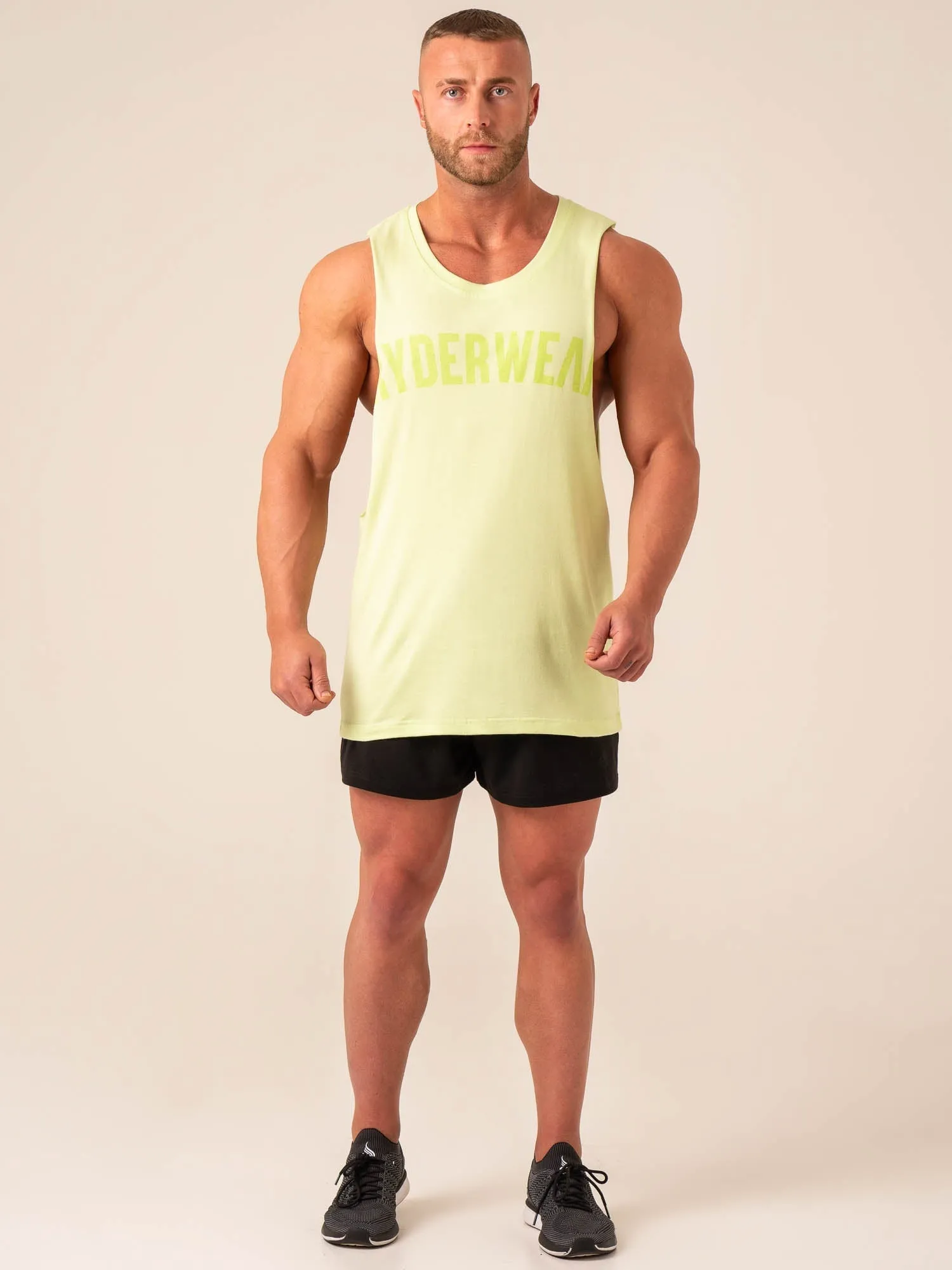 Baller Tank - Lime flexible stretch