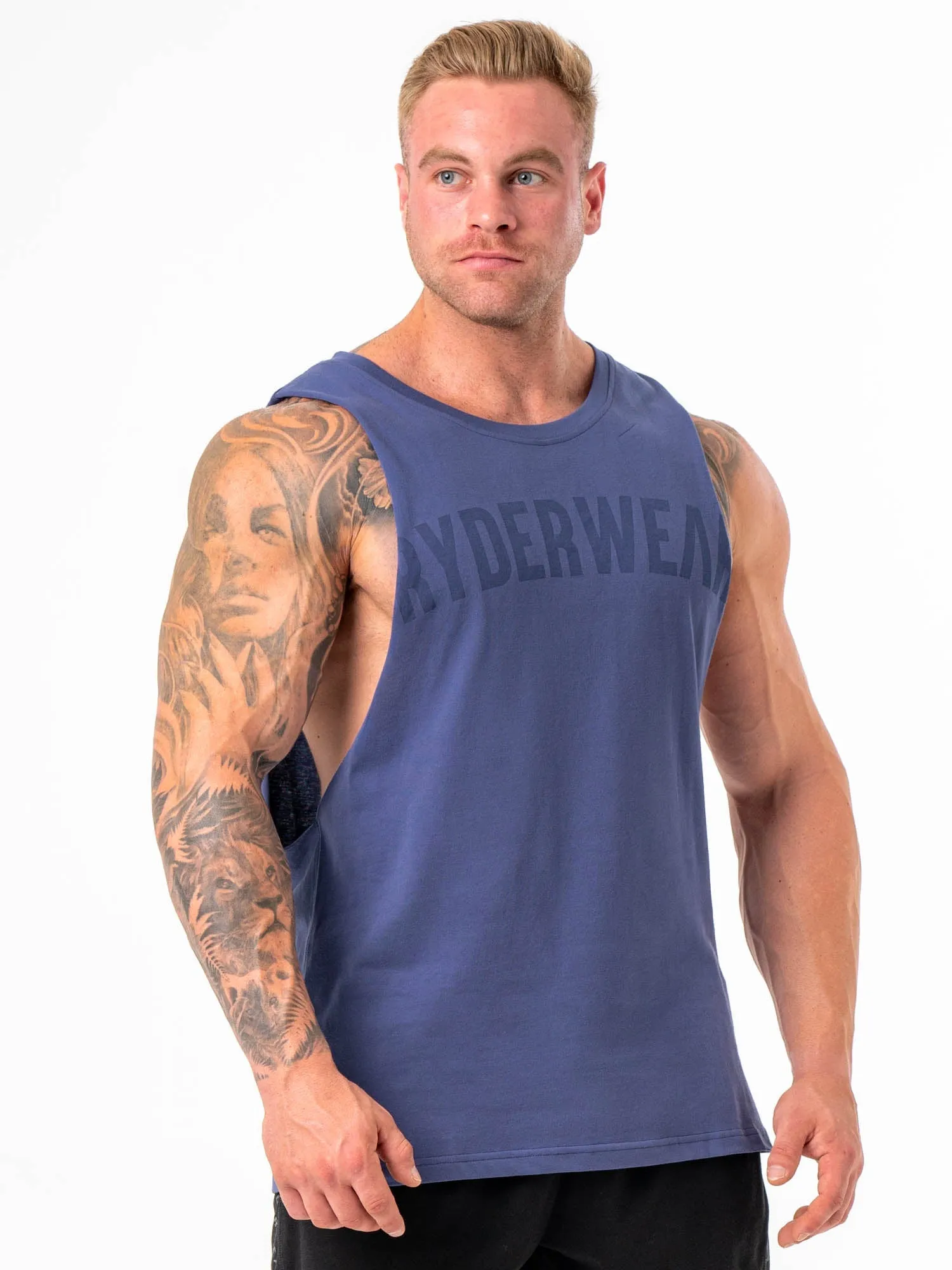 Baller Tank - Navy sunny sport