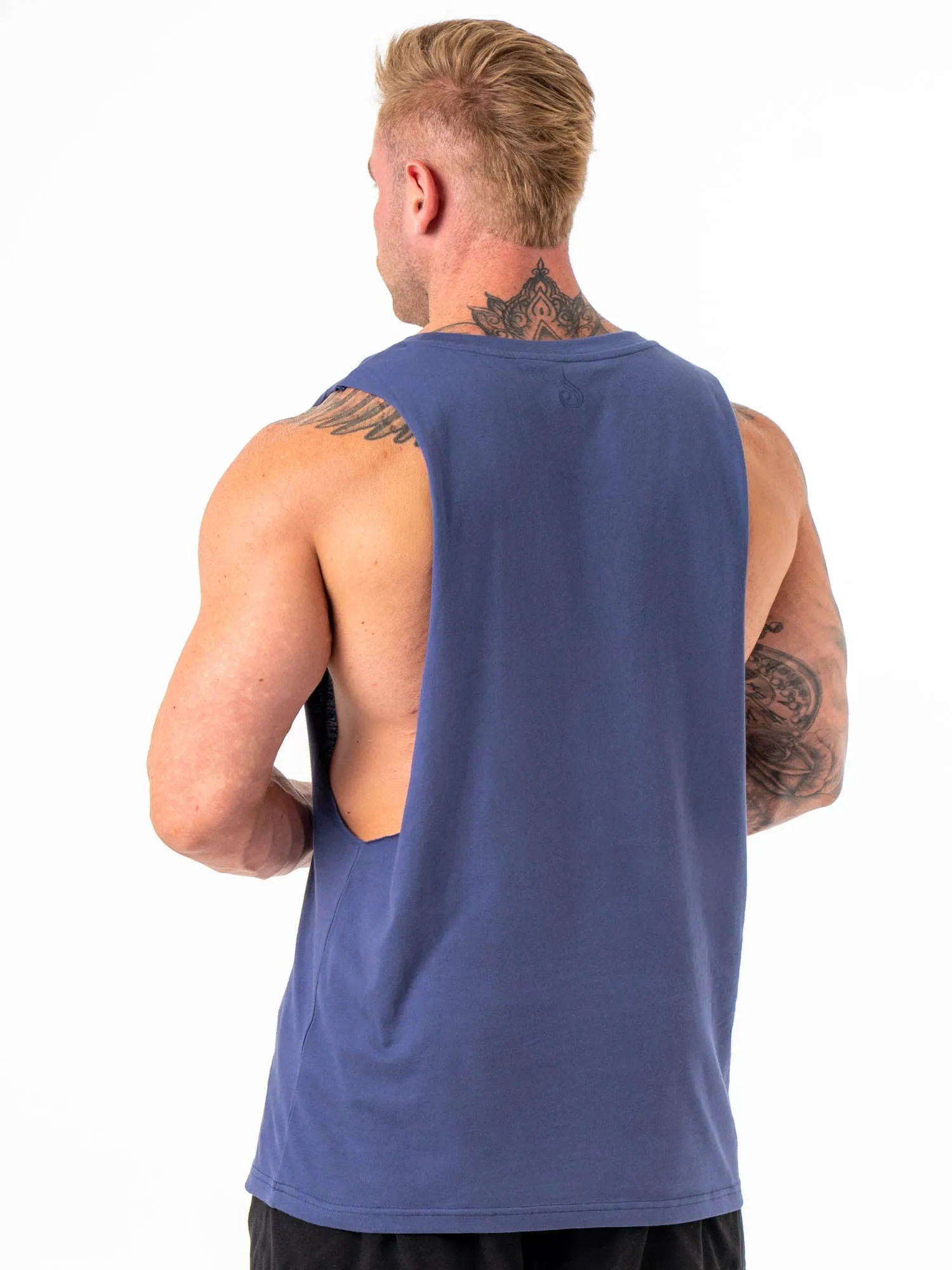 Baller Tank - Navy variety style