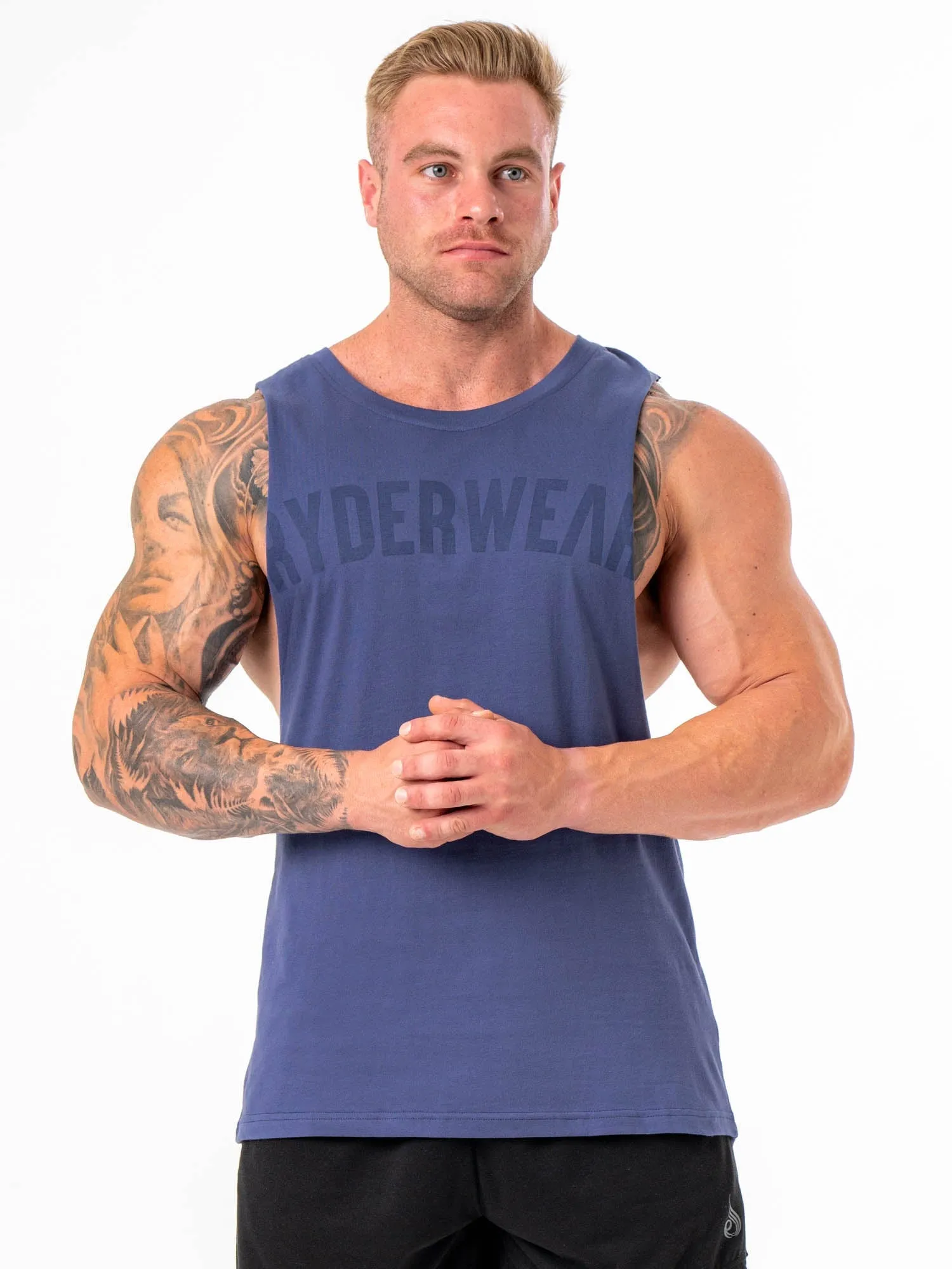Baller Tank - Navy durable material