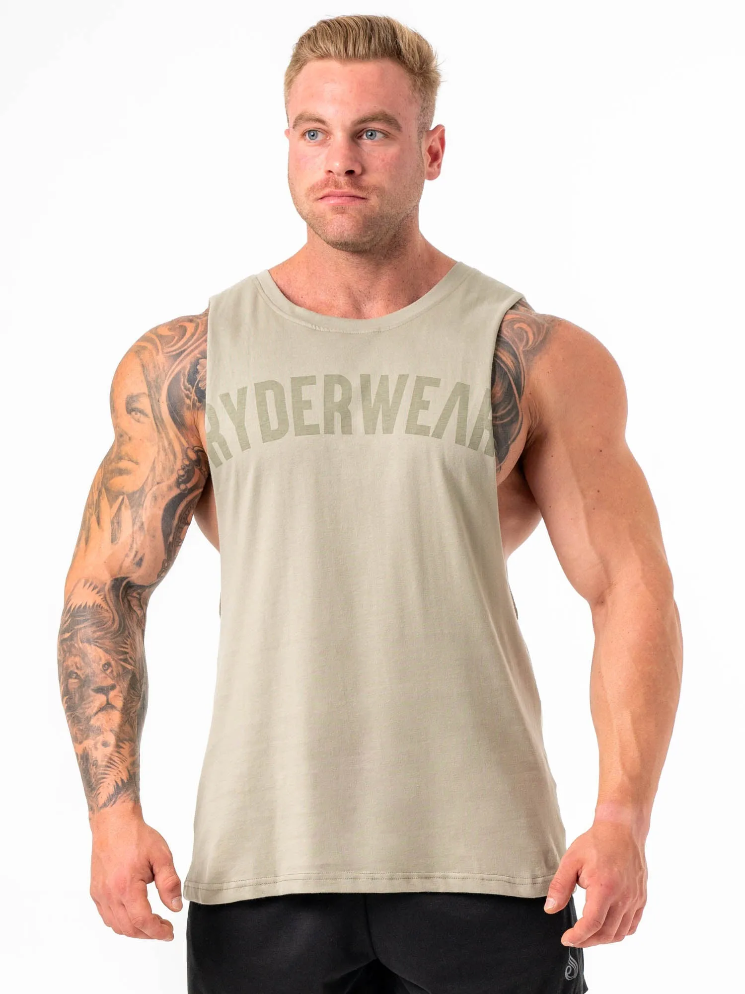 Baller Tank - Sage Green quick dry