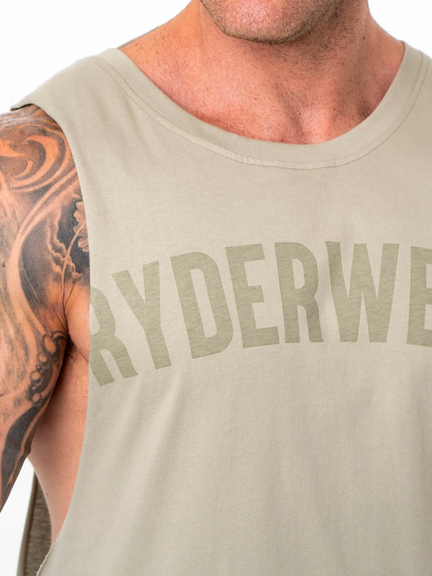 Baller Tank - Sage Green light touch