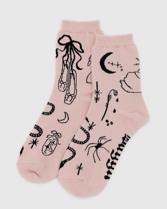 Ballet Icons Crew Socks from BAGGU Quick Tech