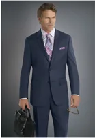 Baroni Sharkskin Blue Suit Modern Fit polished fashion