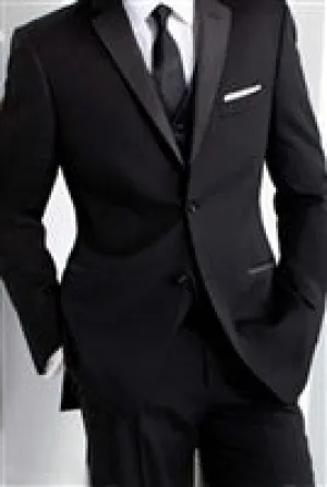Baroni  - Tuxedo 2 Button Notch Pleated Pants formal wear