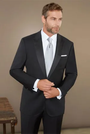 Baroni  - Tuxedo Peak Lapel gown design