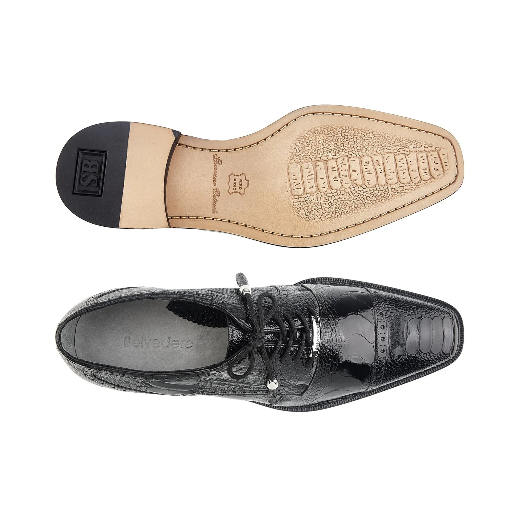 Belvedere Shoes Batta - Black crowd appeal