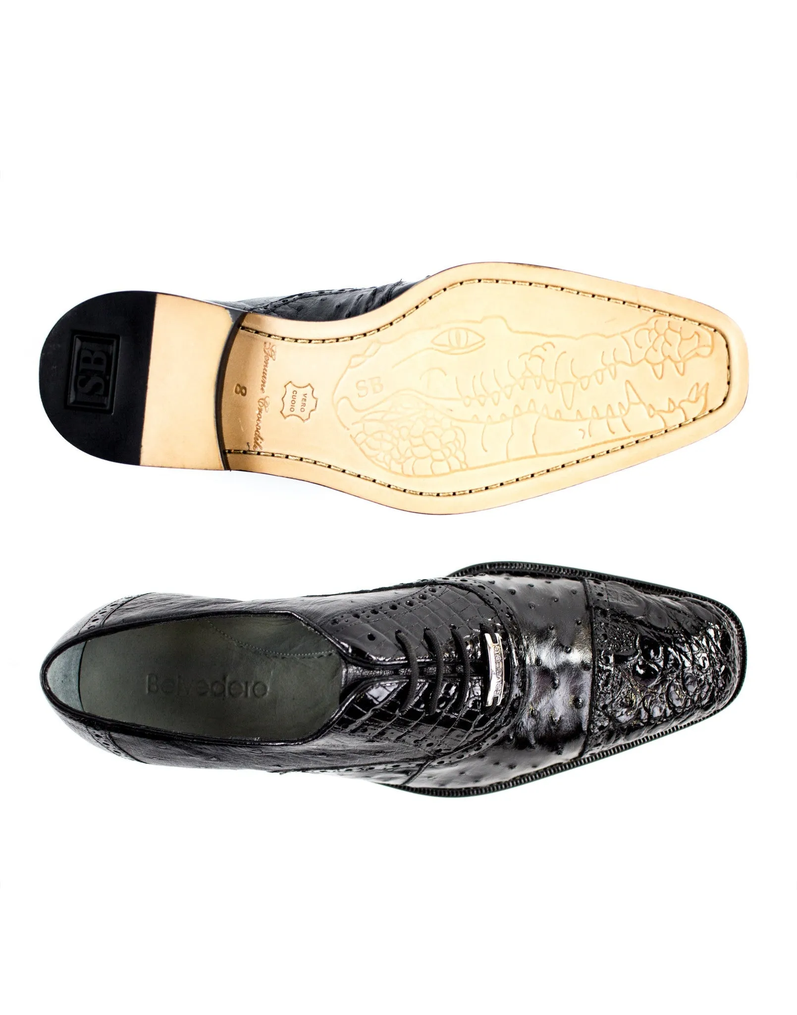 Belvedere Shoes Onesto II - Black urban fit