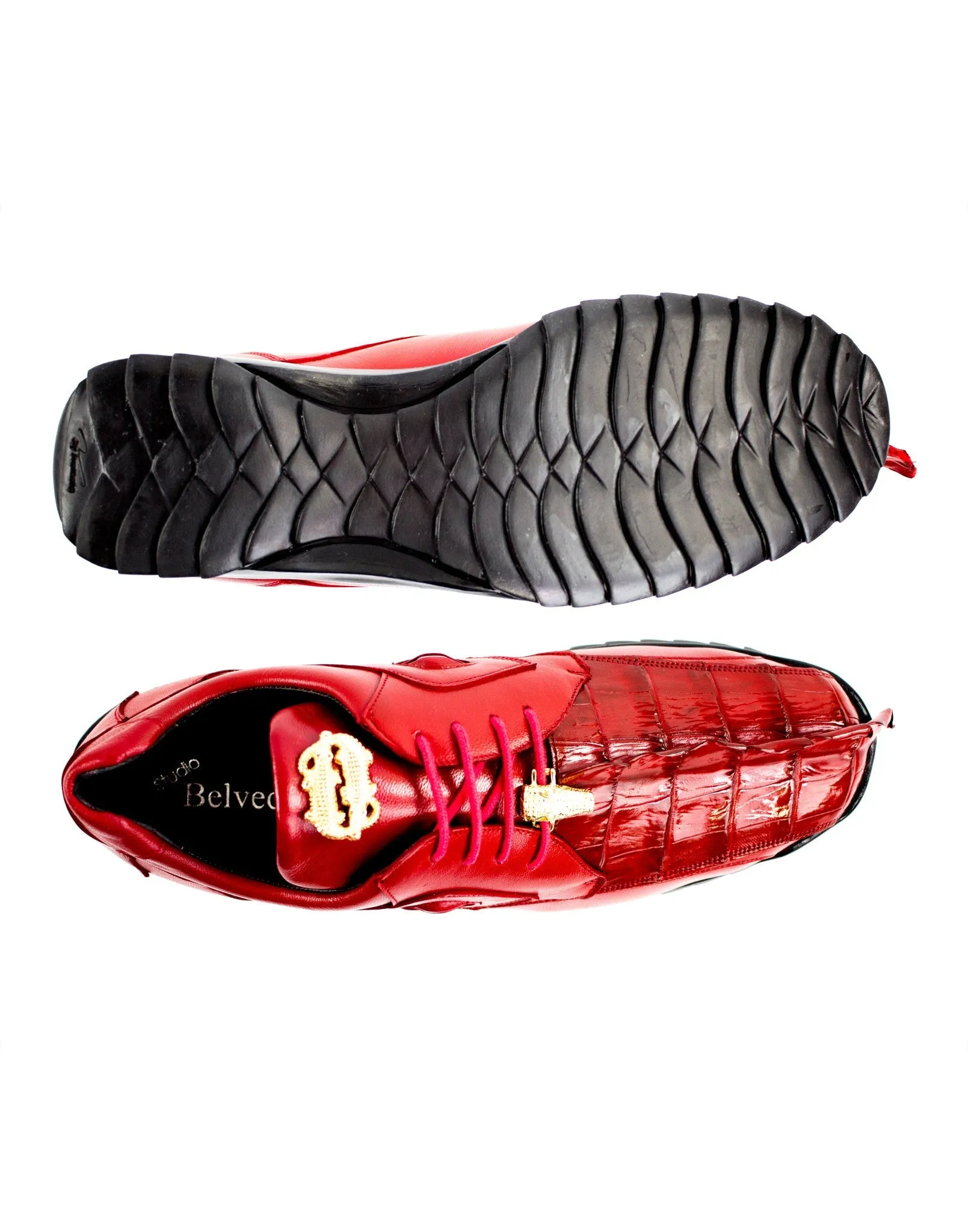 Belvedere Vasco Shoes - Red ceremony shoes