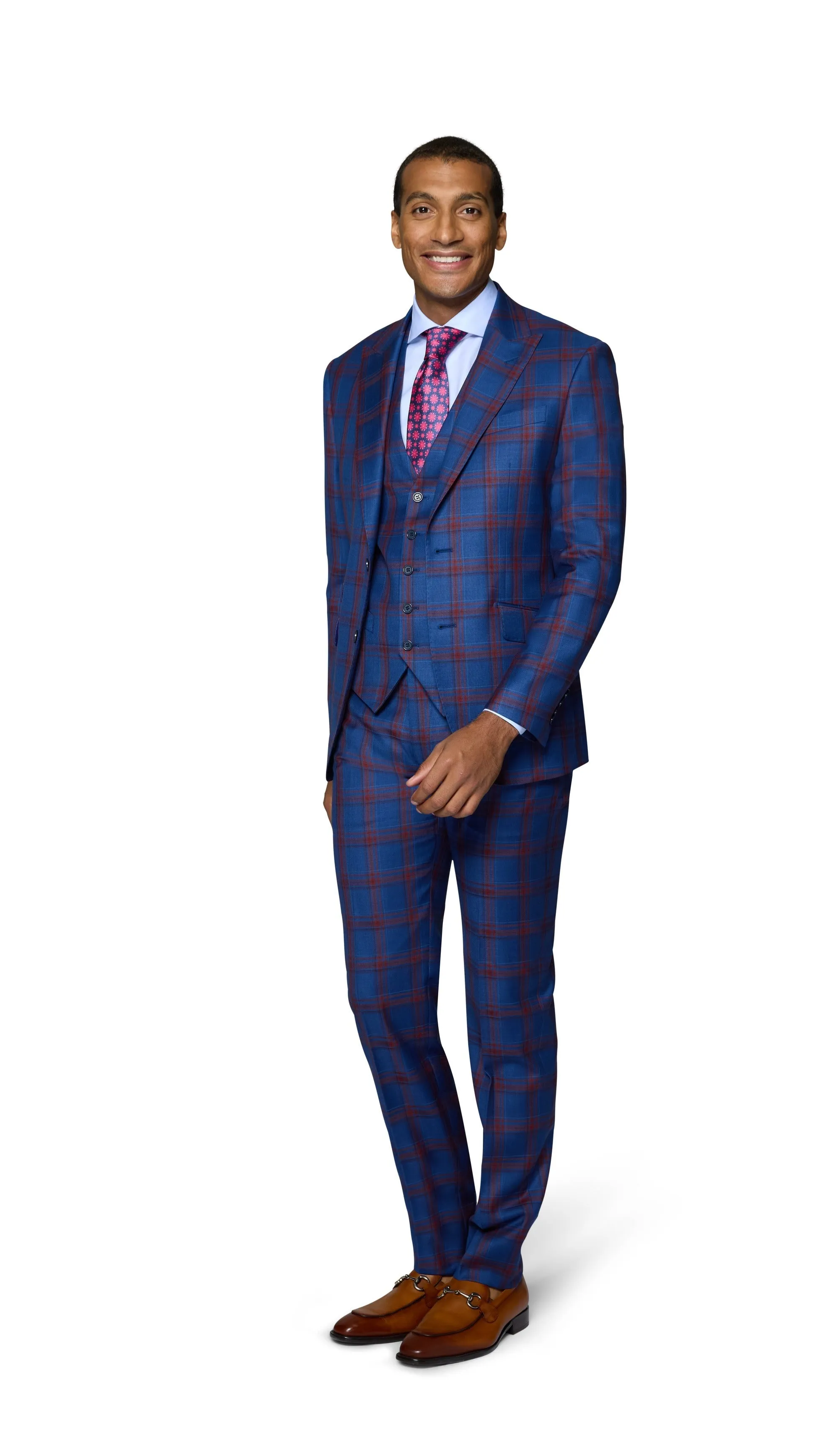 Bergamo Elegant - 10005.1439-1  Fancy Slim Suit smart outfit