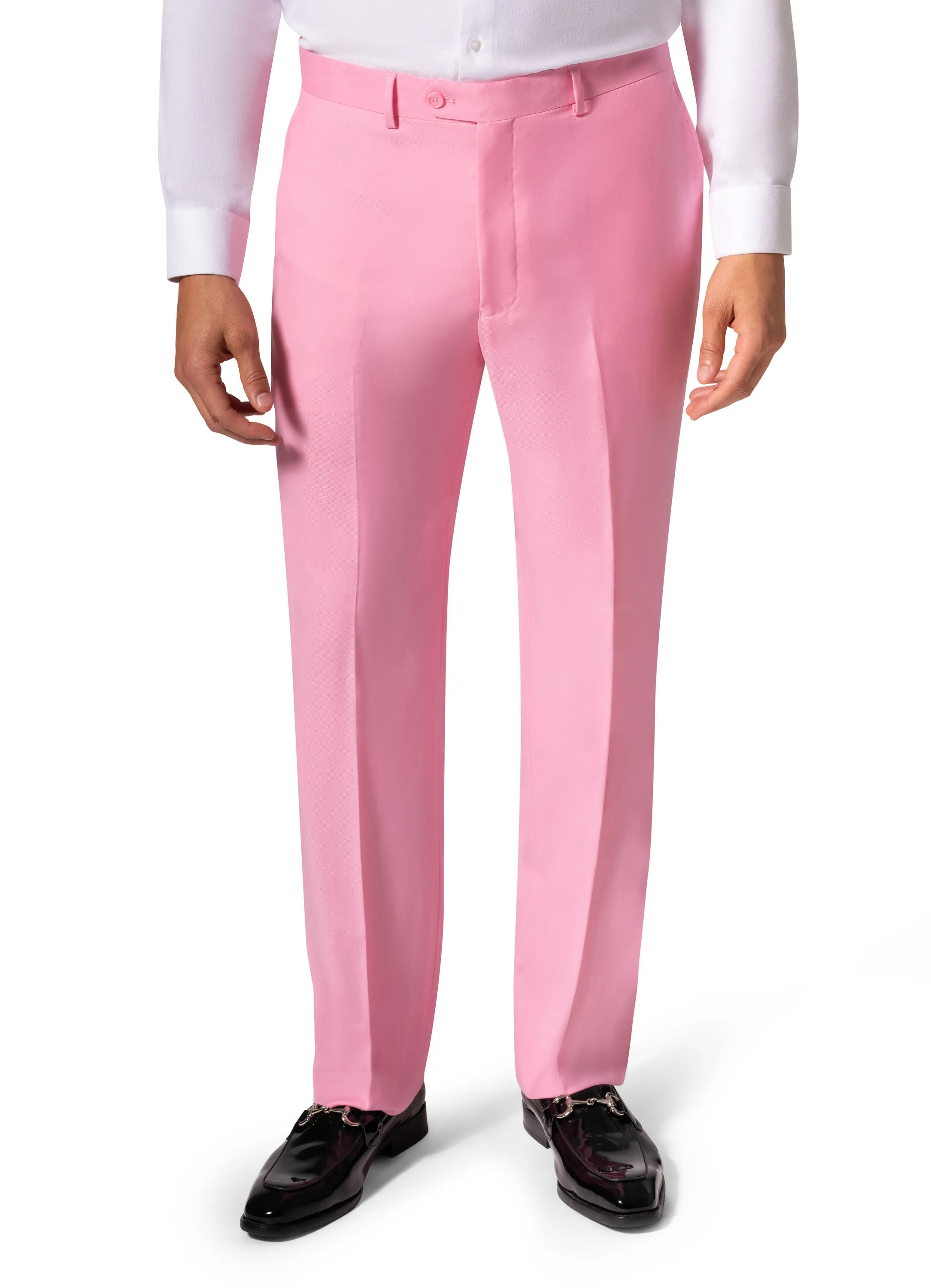 Bergamo Elegant - 10174.001 Wool Suit Modern Peak - Pink premium style