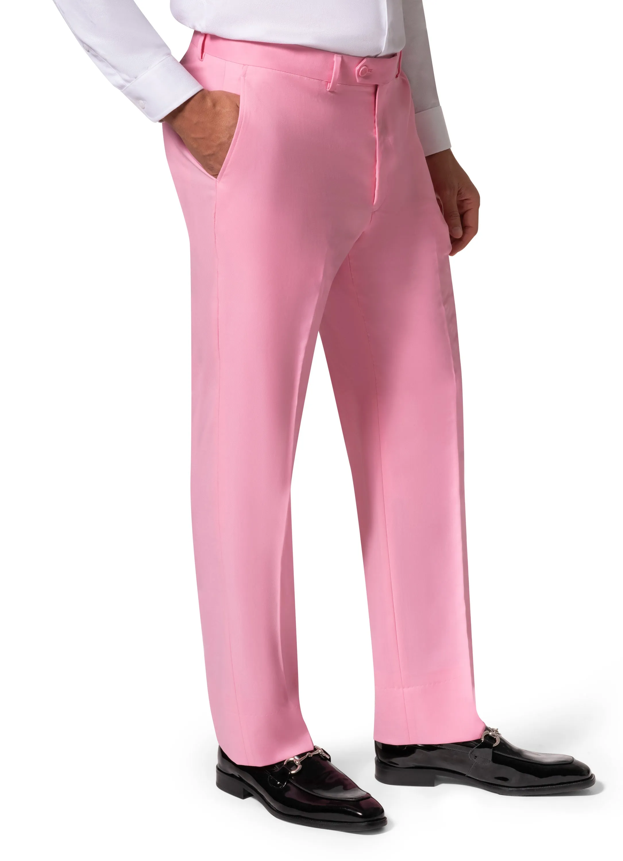 Bergamo Elegant - 10174.001 Wool Suit Modern Peak - Pink classic attire