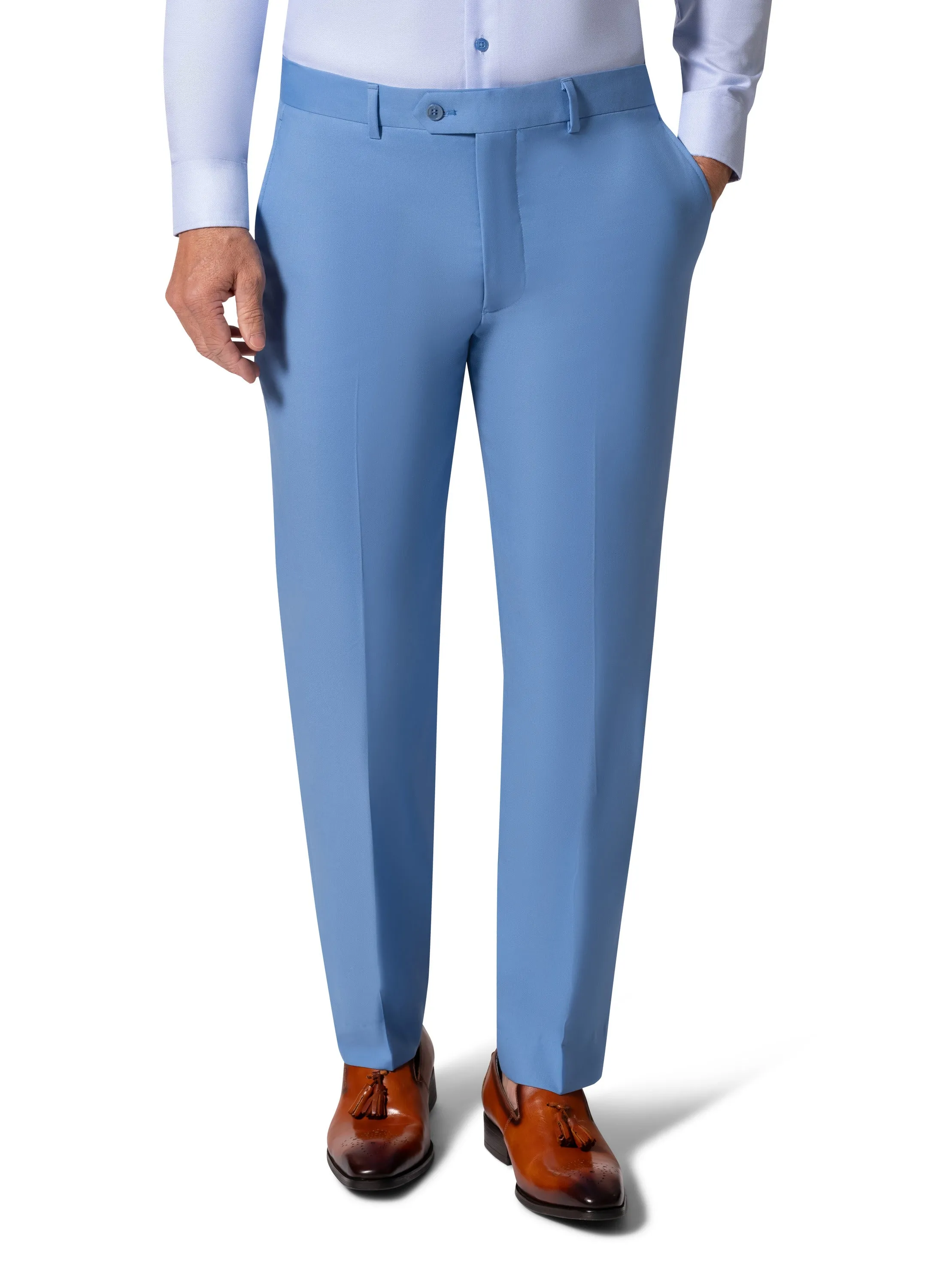 Bergamo Elegant - 10174.001 Wool Suit Slim - Blue classy style