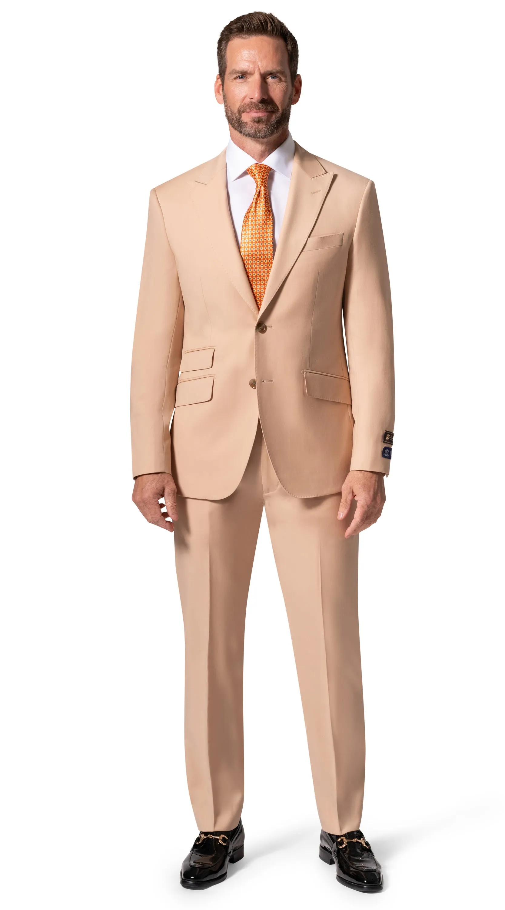 Bergamo Elegant - 10174.001 Wool Suit Slim Peak elegant style