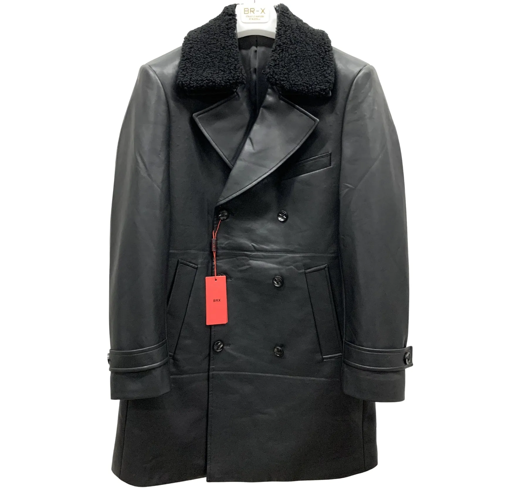 Bergamo Elegant BT-1109 Outerwear - Black Stretch fabric
