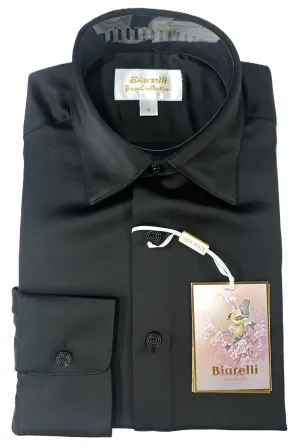 Bergamo Elegant BTX-96 Dress Shirt - Black Casual style