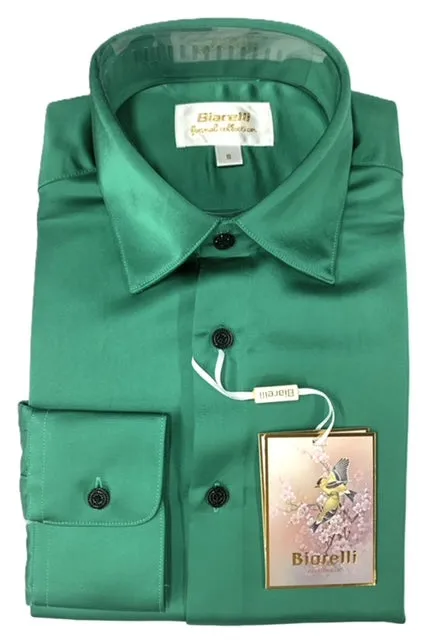 Bergamo Elegant BTX-96 Dress Shirt - Green Trend brand